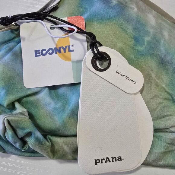 NWT PrAna Women's Willow Falls Reversible Swim Top in Mirage Size Medium Blue - Picture 6 of 8